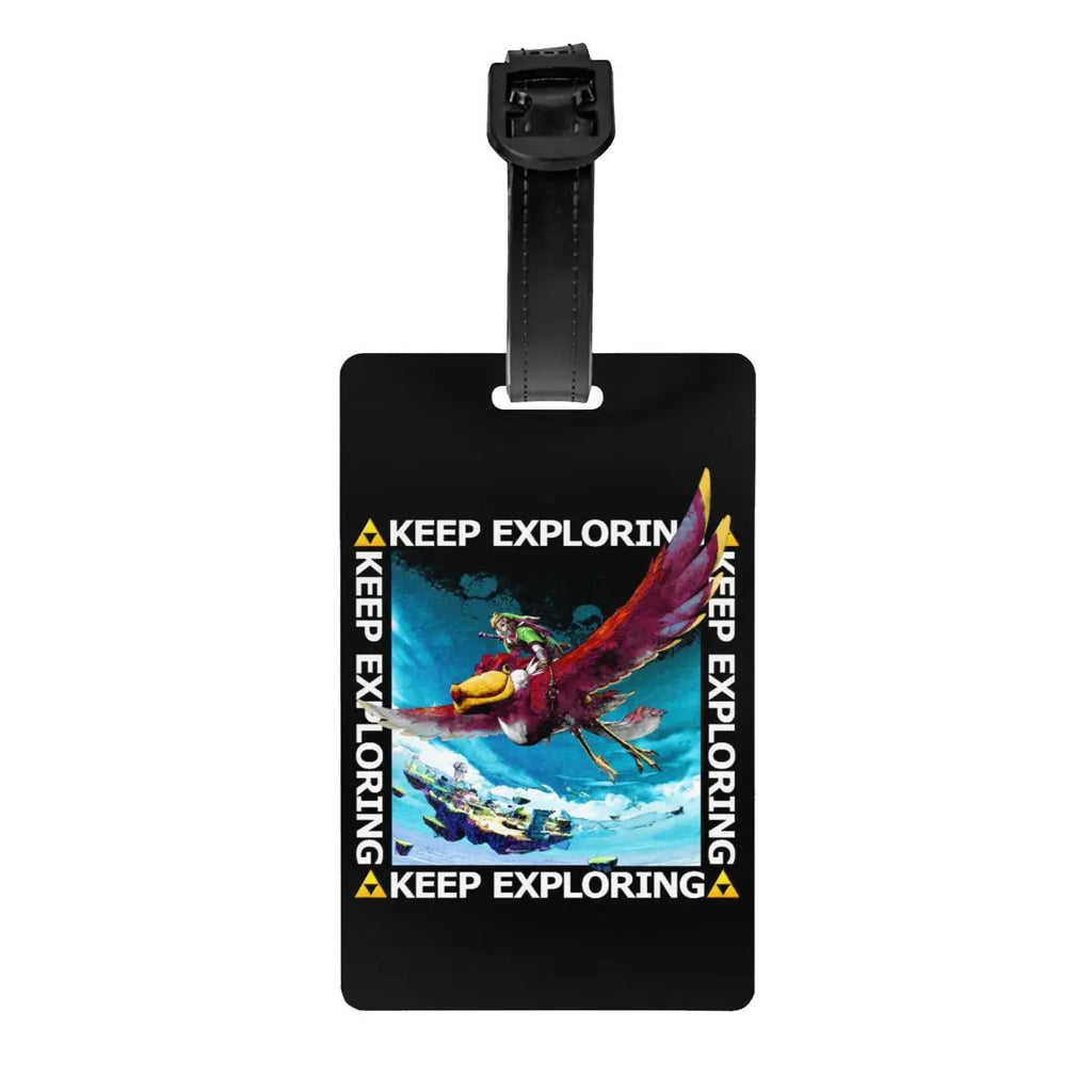 Custom The Legend Of Zeldas Luggage Tag Privacy Protection Anime Game Baggage Tags Travel Bag Labels Suitcase