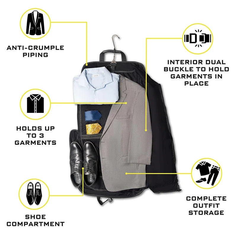 Business Hand-Held Suit Bag, Portable Suit Storage Bag, Business Trip Clothing Bag, Waterproof Travel Bag, Boarding Bag
