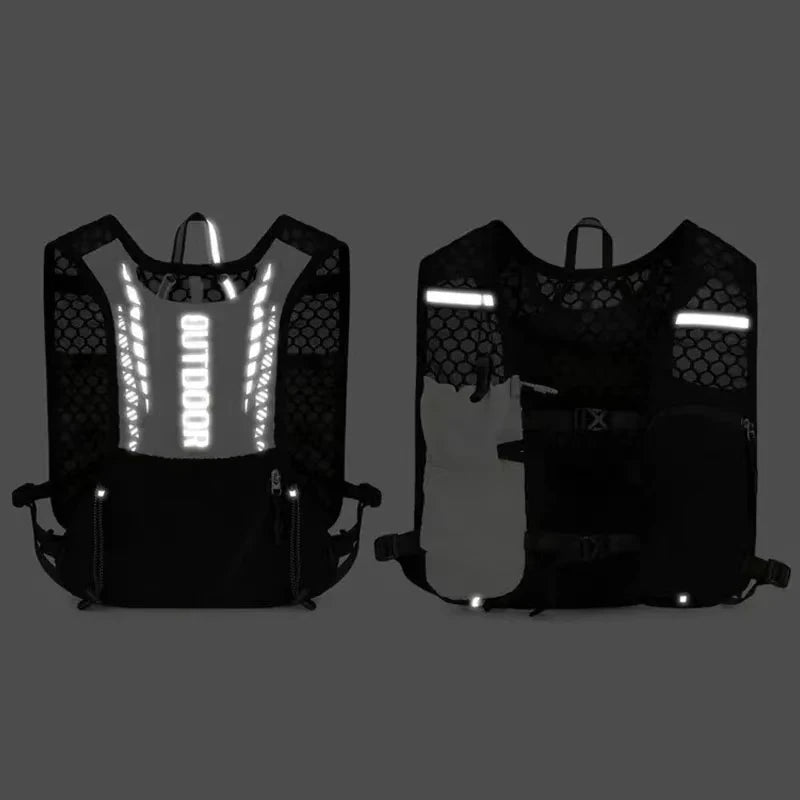 Running Hydration Vest Reflective Cycling Backpack Bicycle Bags Outdoor Sport Climbing Hiking MTB Road Bike Hydration Backpack