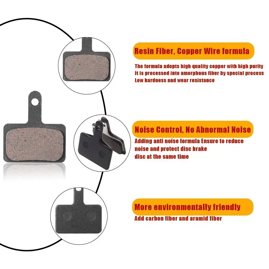 Hydraulic Disc Brake Pads Electric Scooter Brake Pads For Kaabo Wolf 11 /11+ /X /Pro /King for King GT Mantis Pro 8 10