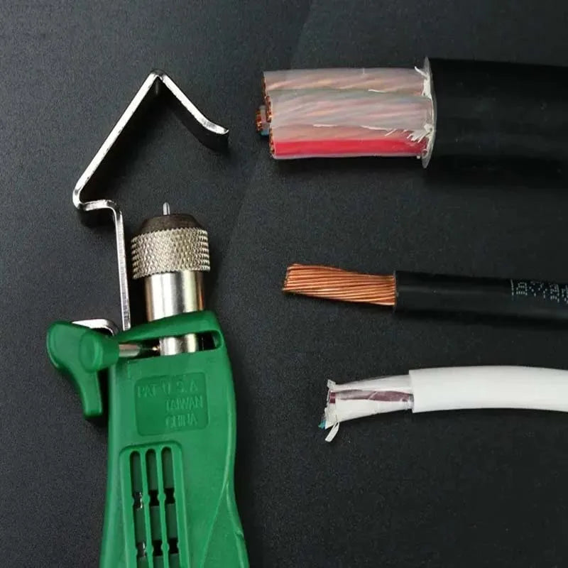LAOA Multifunctional Rotary Wire Stripper Multifunctional Rotary Metal Cable Stripping Tool Polishing Pliers