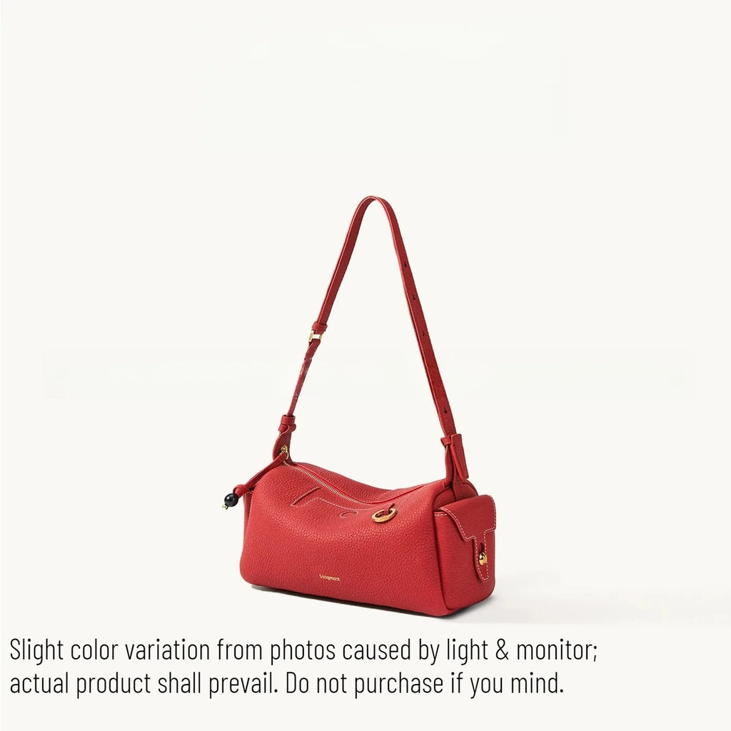 New 2026 Simplified Leather Camera Bag Crossbody Shoulder Bag Soft Simple Style High Quality Leather Goods for Daily Use Handbag