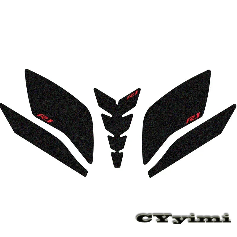 For YZF R1 R1M YZFR1 2015 - 2021 Motorcycle Accessories Side Fuel Tank Pads Protective Stickers Knee Grip Traction Pad