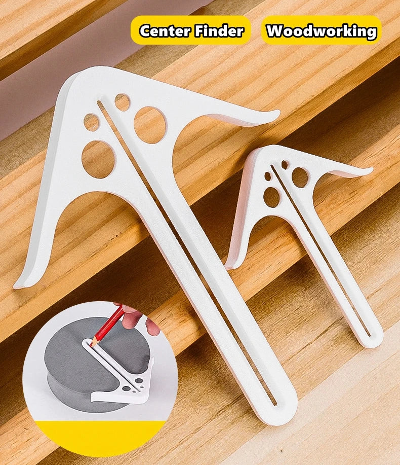 Center Finder Woodworking Center Locator Positioning Tool Engraving Work Piece Centering Device Woodworking Locator Accessories