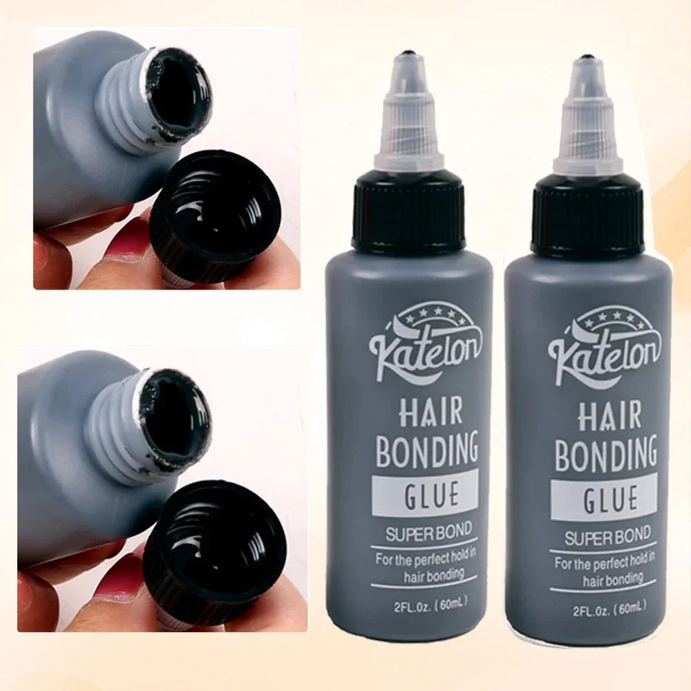 Katelon Hair Bonding Glue Super Strong ,Super Bond Adhesive For the perfect holdin hair bonding 1oz/2oz/4oz  Wig Hold Glue