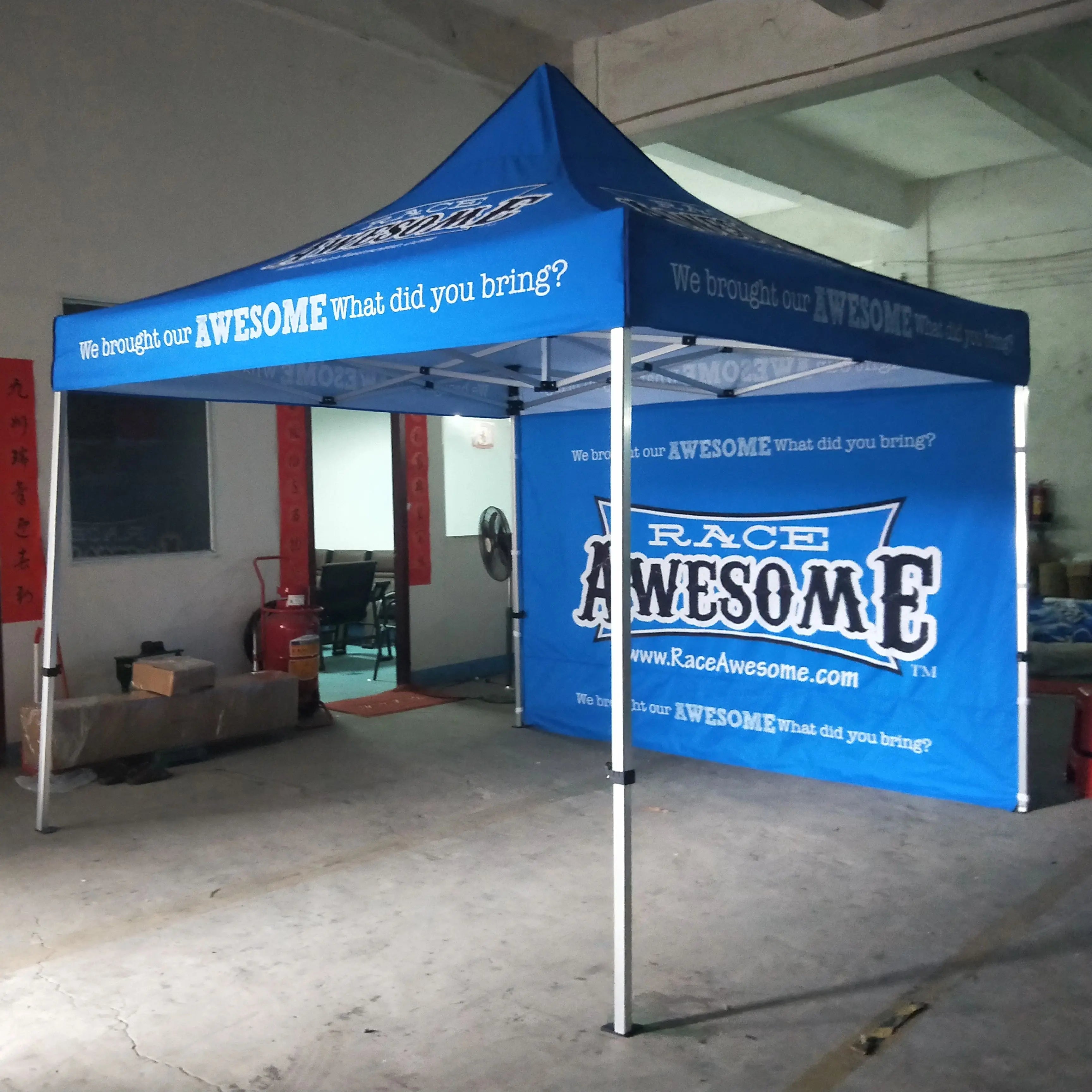 Exhibition Event Marquee Gazebos Custom Printed  Canopy Custom Tent Pop Up Foldable Tent Banner Table Flag