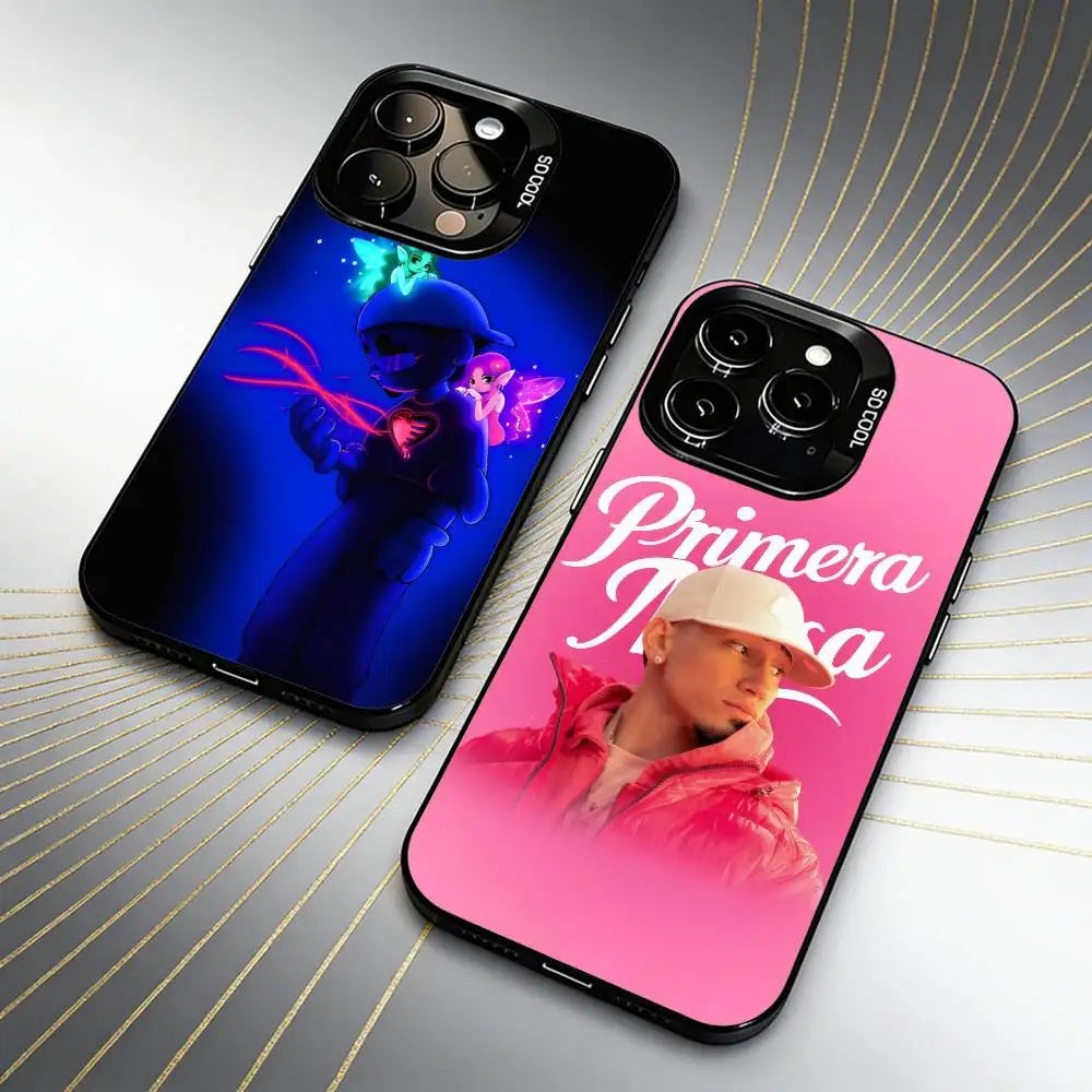 Por-Si-Manana No-Estoy O-Omar C-CourtzS Phone Case For iPhone 16 17 15 14 12 13 Pro Max Black Candy Matte Shockproof Cover