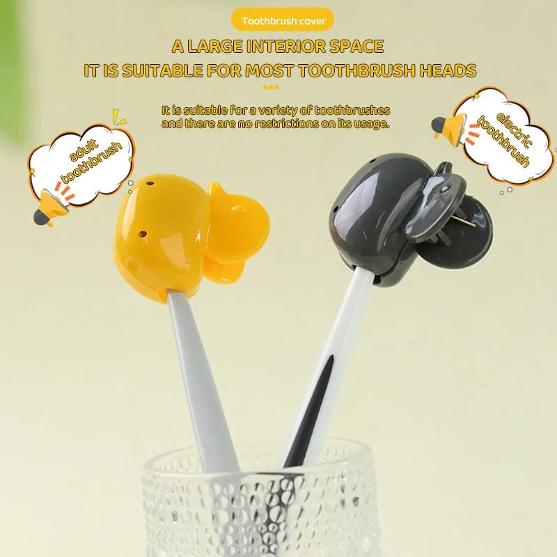 10/4/2PCS Travel Toothbrush Head Covers Toothbrush Protector Cap Brush Pod Case Protective Portable Plastic Clip for Household