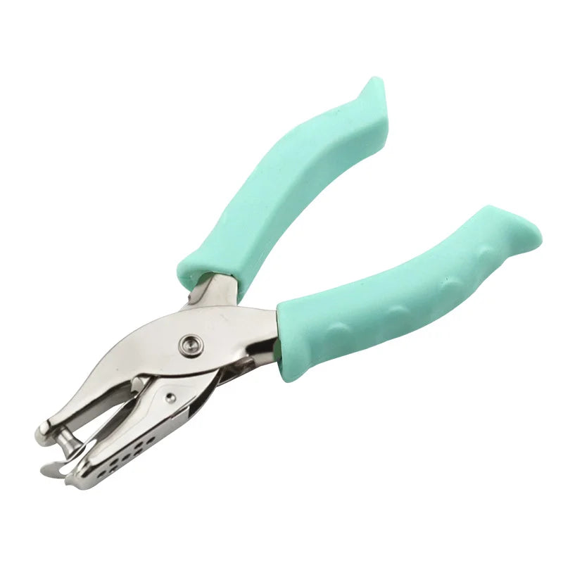 6mm Hand-Held Single Hole Punch Pliers DIY Loose-Leaf Paper Office Home Punch Tool New Style for Business  Industrial Use