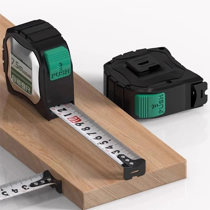 Measuring Tools Self-Locking Tape Measure Measure Thickened Metric Tape High Precision Steel Tape Measure Wear-resistant Ruler