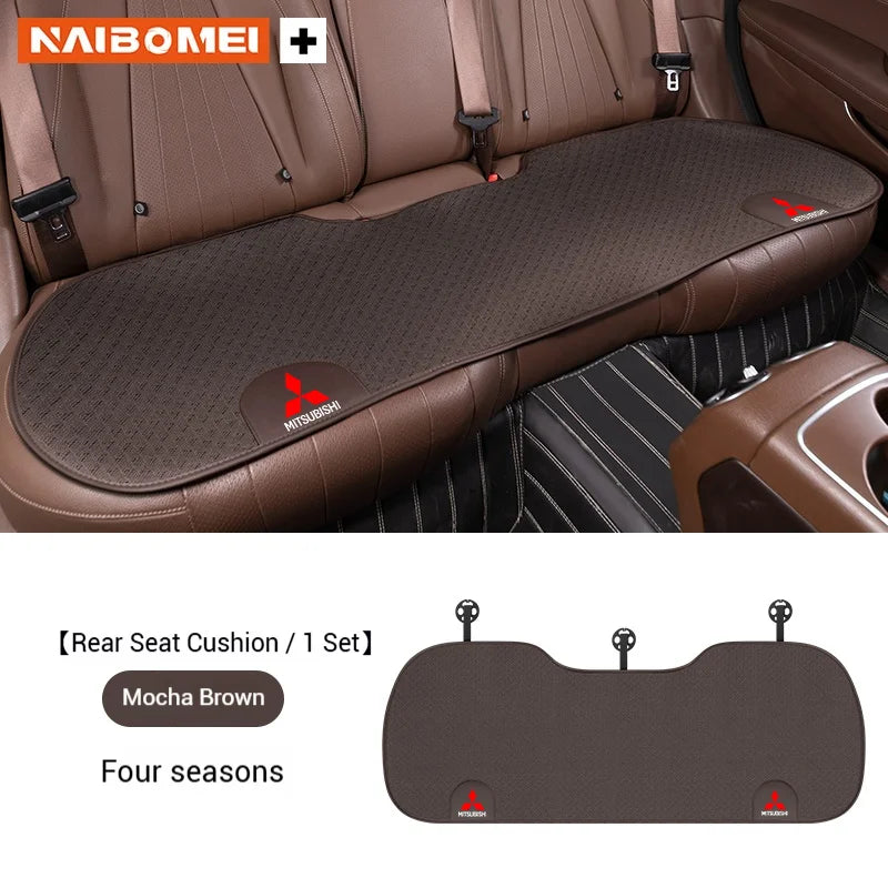 For Mitsubishi Outlander Triton Colt Lancer EX Evolution X Pajero L200 ASX Car Seat Cushion Ice Silk Breathable Car Seat Cover