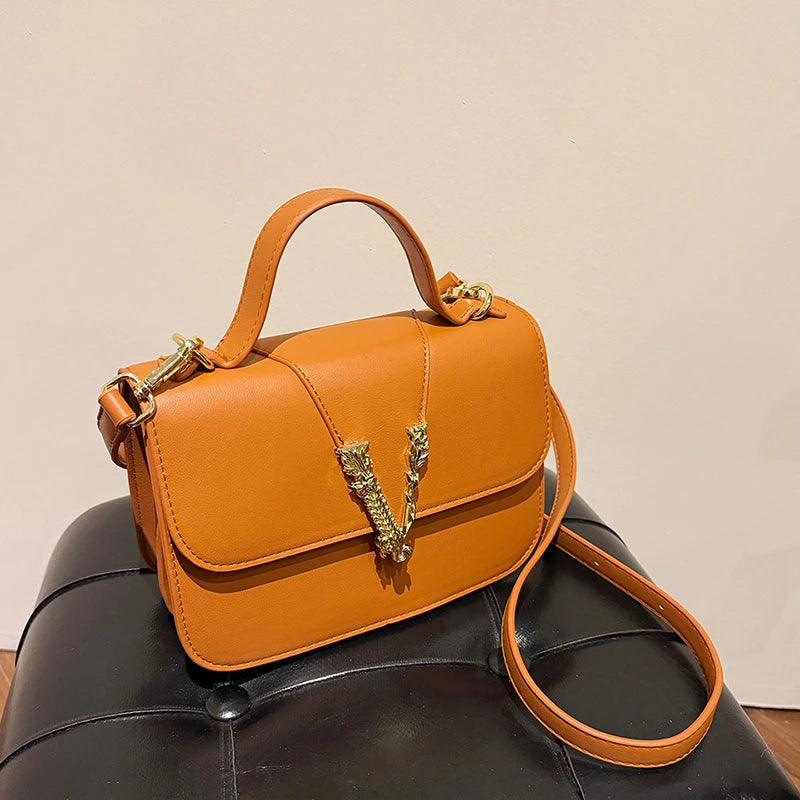 Original Square Diaper Bag Women Satchel Handbag Textured Leather Crossbody Shoulder Purse Retro Classic