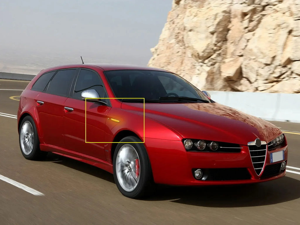 2 Amber LED Side Indicator Marker Repeater Light For Alfa Romeo 159 Spider Brera