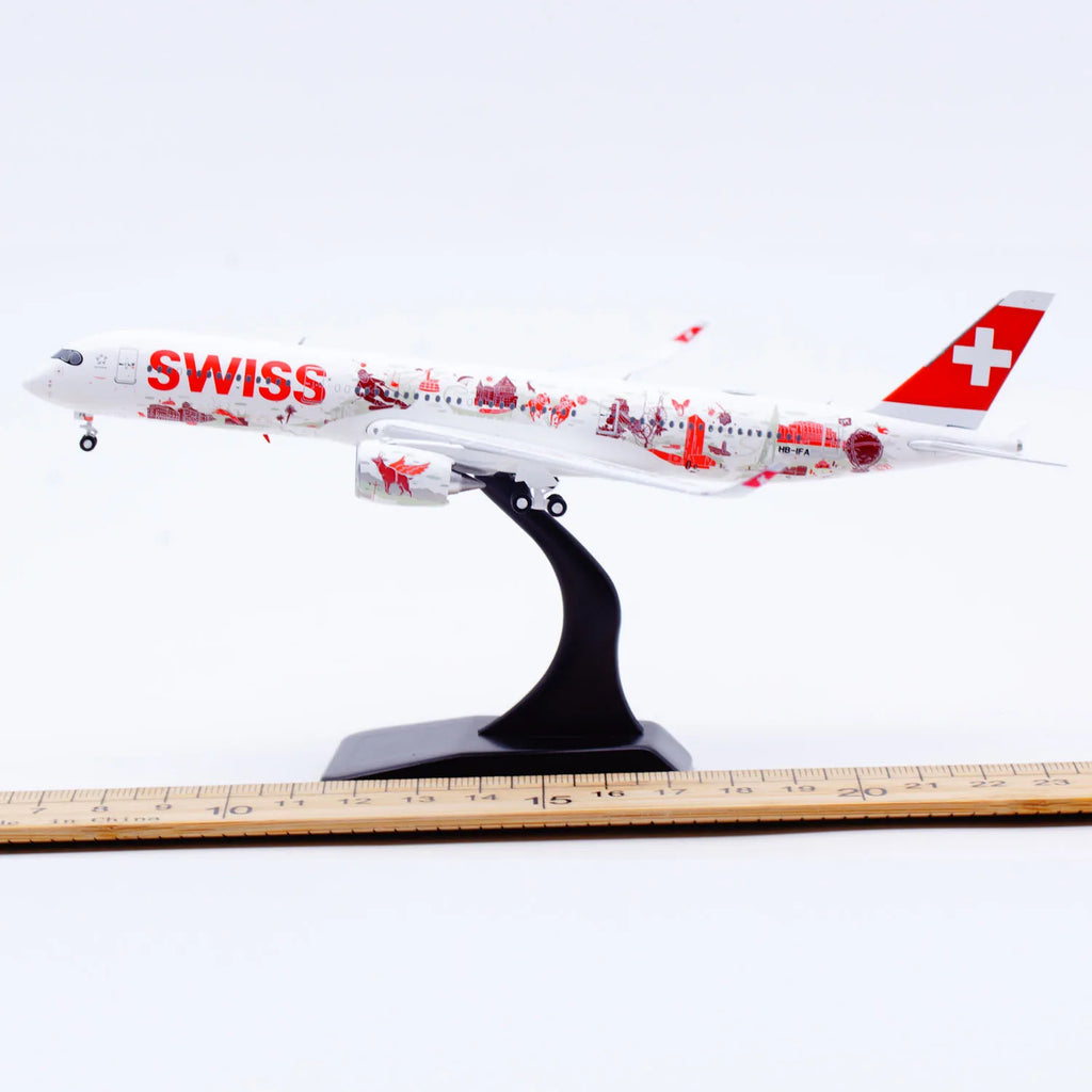XX40284 Alloy Collectible Plane Gift JC Wings 1:400 Swiss Airlines Airbus A350-900XWB Diecast Aircraft Jet Model HB-IFA