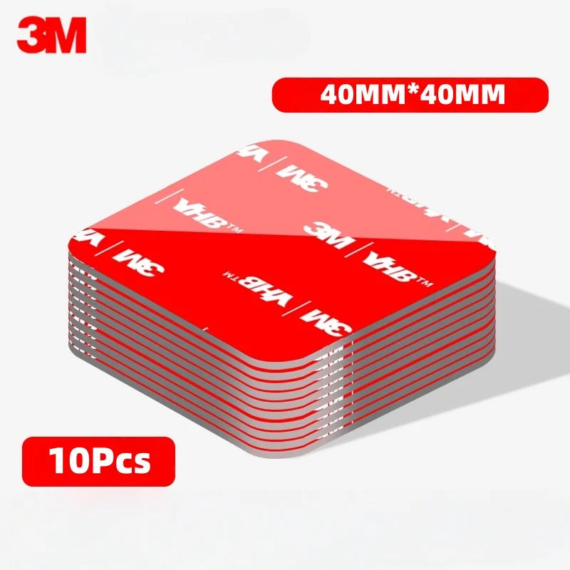 Original 3M VHB Double Sided Foam Tape Heavy Duty Adhesive Dash Cam Mount Mounting Tape Black for Automotive Car Home Use
