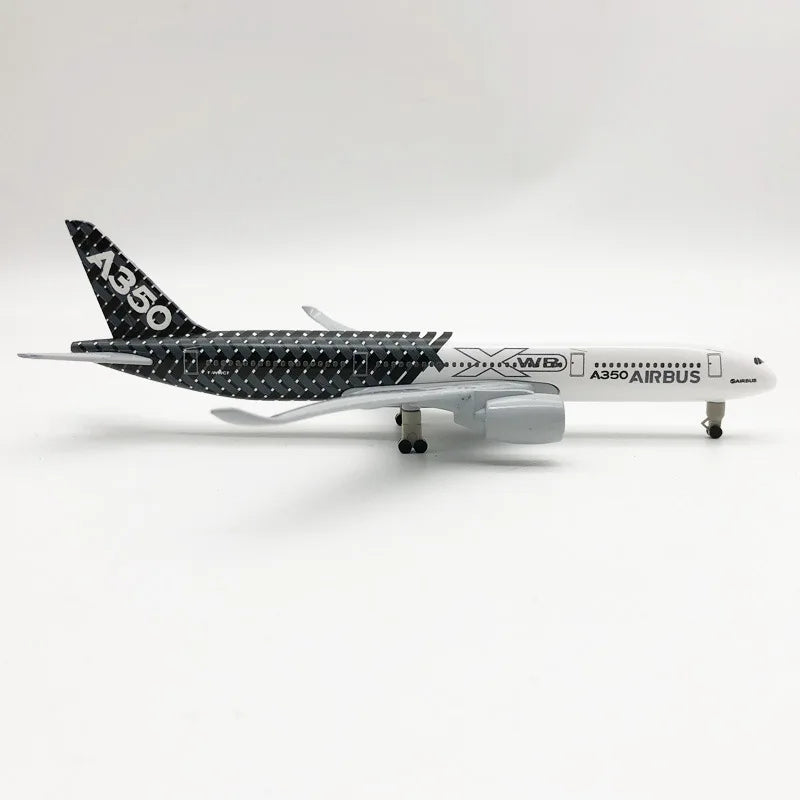 20CM Airplane Toy A350 XWB Airline Model Plane Prototype Airbus A350 Aircraft Alloy Metal Diecast Airplanes Plane for Collection