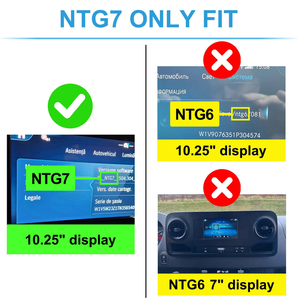AHD Backup Camera Interface for Mercedes Sprinter VS30/W907/W910 2018-2026 & Mercedes Vito W447 2024-2026,Plug&Play,No Need Code
