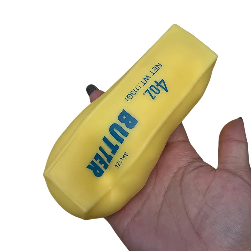 Creative Butter Stick Squishy Fidget Toy Building Block Filling No Rebound Squeeze Toy Adult Sensory Stress Relief Fidget Toy