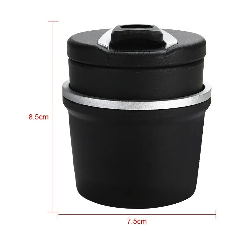 1 pcs universal car ashtray with LED light for cigarette cigar ash portable auto smoke holder accessory