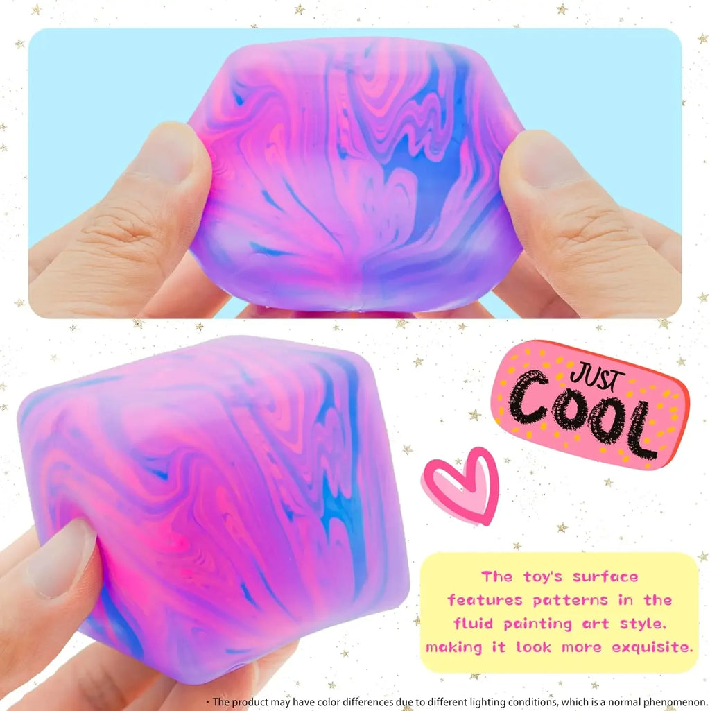 Needoh Soft and Glutinous Sensory Stress-relief Toy Cube Filled with Gel Stretchable Ball Soft Ice blind box Slow Rebound