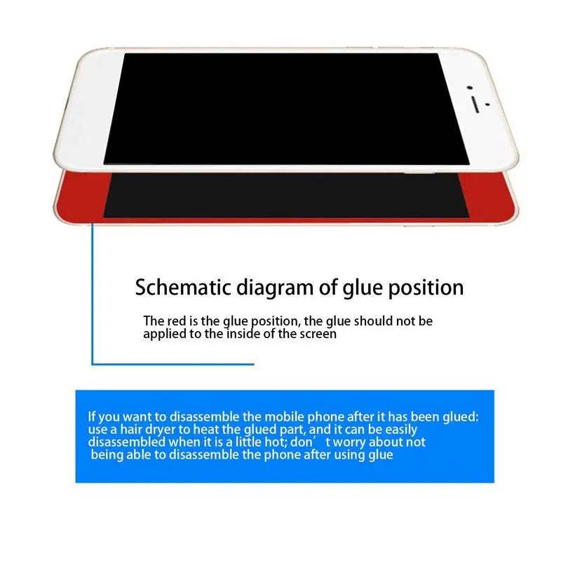 Cell Phone Repair Adhesive T8000 Electronic Phone Screen Glue Phone Glue DIY Multifunction Jewelry Glue Transparent Phone