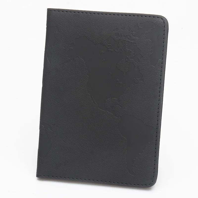 Retro Passport Covers Luggage Tag Pu Leather Passport Case Luggage Tags Travel Passport Organizer ID Card Holder