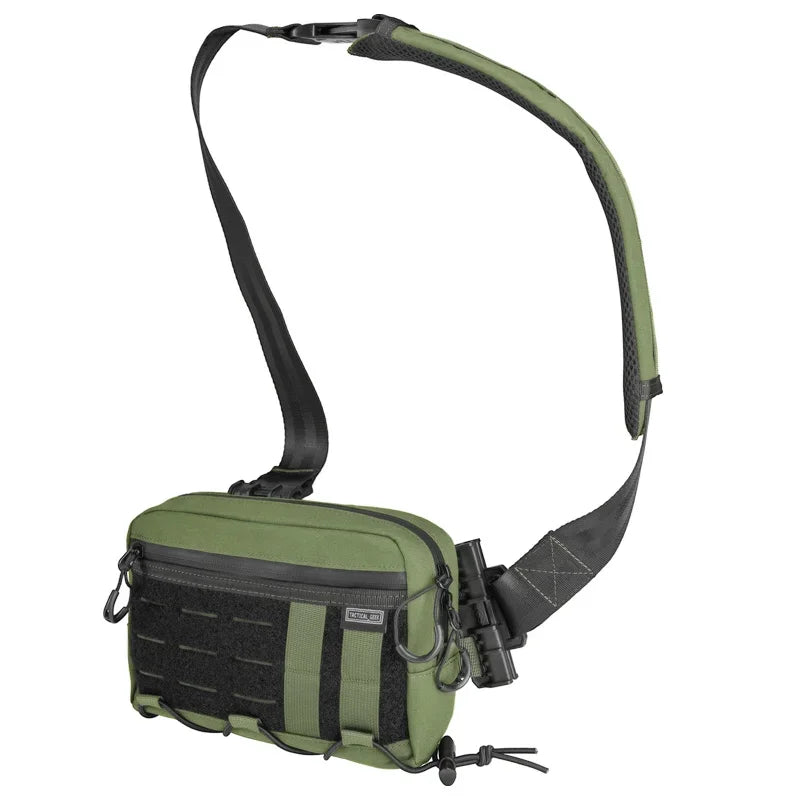 Tactical Geek Cache L3 EDC Sling Bag Chest, Lightweight Shoulder Daypack