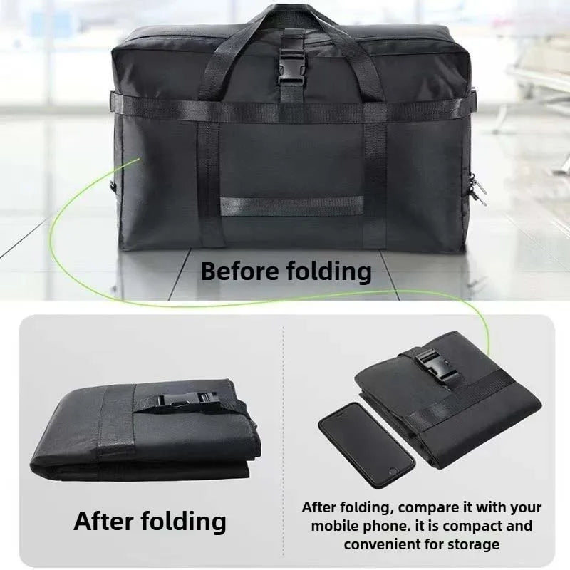 Large Capacity Foldable Hand Luggage Storage Bag Waterproof Moving Packing Bag Folding Oxford Cloth duffel bag traveling Bags