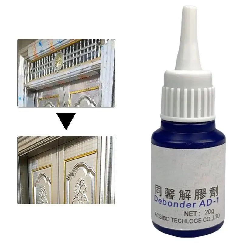 20g Adhesive Remover Applicable Materials Include Nail Free Glue, UV Adhesive, Quick Drying Adhesive, 502 Glue