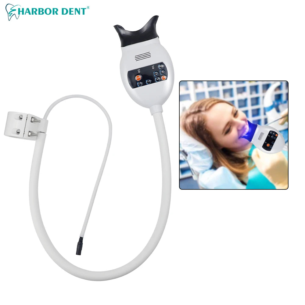 Dental Cold Light Lamp 3Color Desk Tooth Whitening Machine Bleaching Accelerator Device LED Light Dentistry Equipment