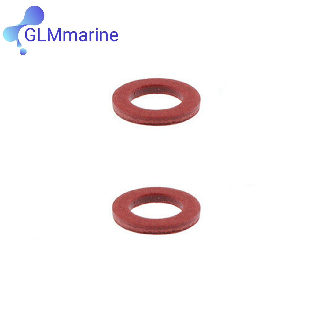 20pcs Red Lower Unit Oil Drain Screw Gasket Fit For Yamaha 4-STROKE OUTBOARD MODELS 90430-08020-00 90430-08003