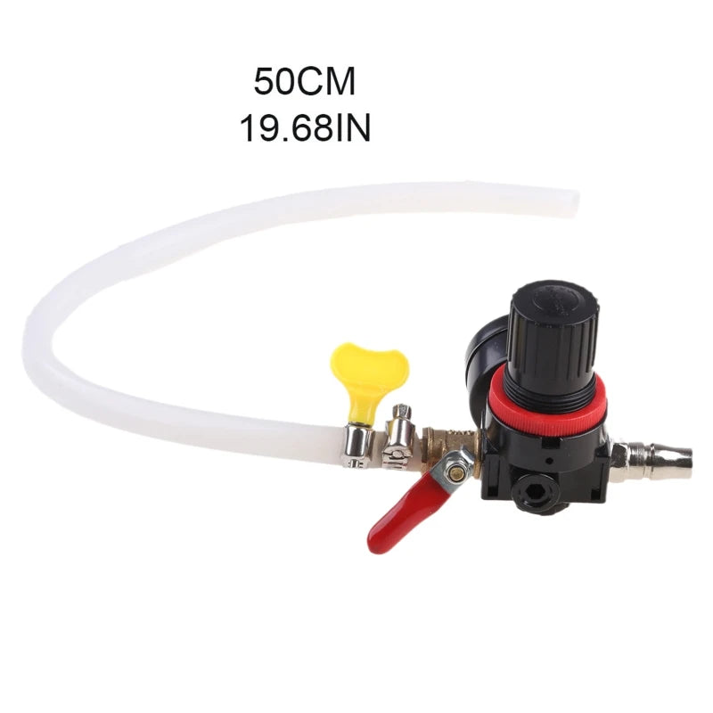 Auto Coolant Water Tank Leakage Detector Universal Pressure Tester Gauge Car Cooling System Tester Radiator Durable M4YD
