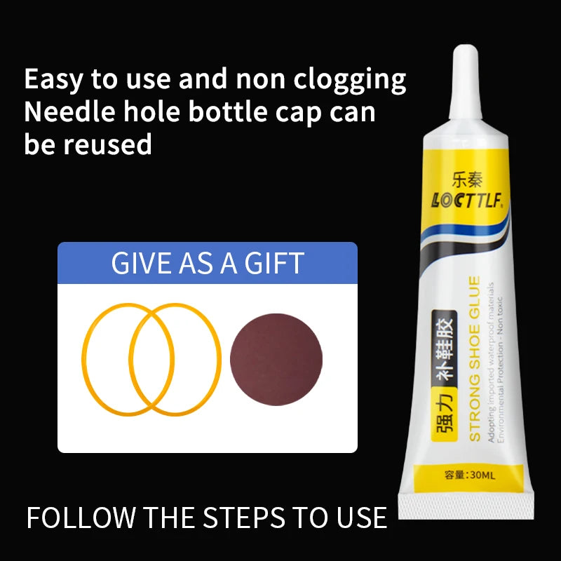 30/60ml Strong Shoe-Repairing Adhesive Shoemaker Universal Waterproof Strong Shoe Adhesive Shoemaker Professional Repair Tools