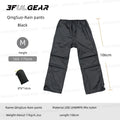 3F UL GEAR Qingsuo Rain Jacket Outdoor Ultralight Rain Zip Poncho Hiking Sleeve Rain Coats Waterproof Traveling Mountaineering