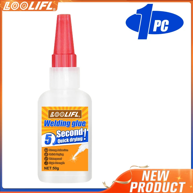 LOOLIFL OIL-BASED WELDING GLUE SUPER EXTRA STRENGTH GLUE FOR PLASTIC AND METAL WELDING WOOD METAL GLASS CERAMICS JEWELRY REPAIR GLUE MULTIFUNCTIONAL OIL-BASED PRIMARY GLUE.