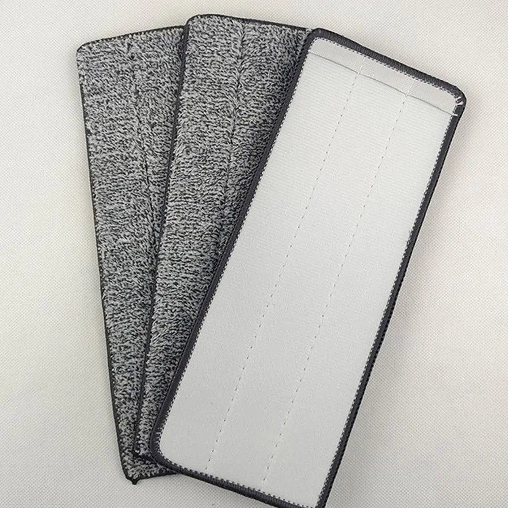 10pcs High Absorbency Flat Mop Cloth Washable Self Wring Replacement Mop Cloth Dry and Wet Cleaning Pad Floor Cleaning