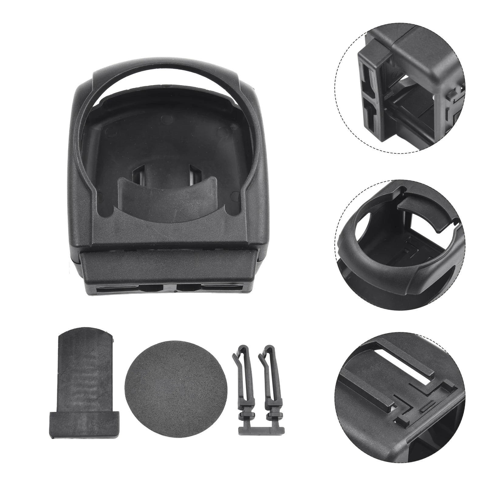 Car Outlet Air Vent Mount Can Holder Black Drink Cup Water Bottle Can Holder Stands Cup Rack For Car Truck Water Bottle