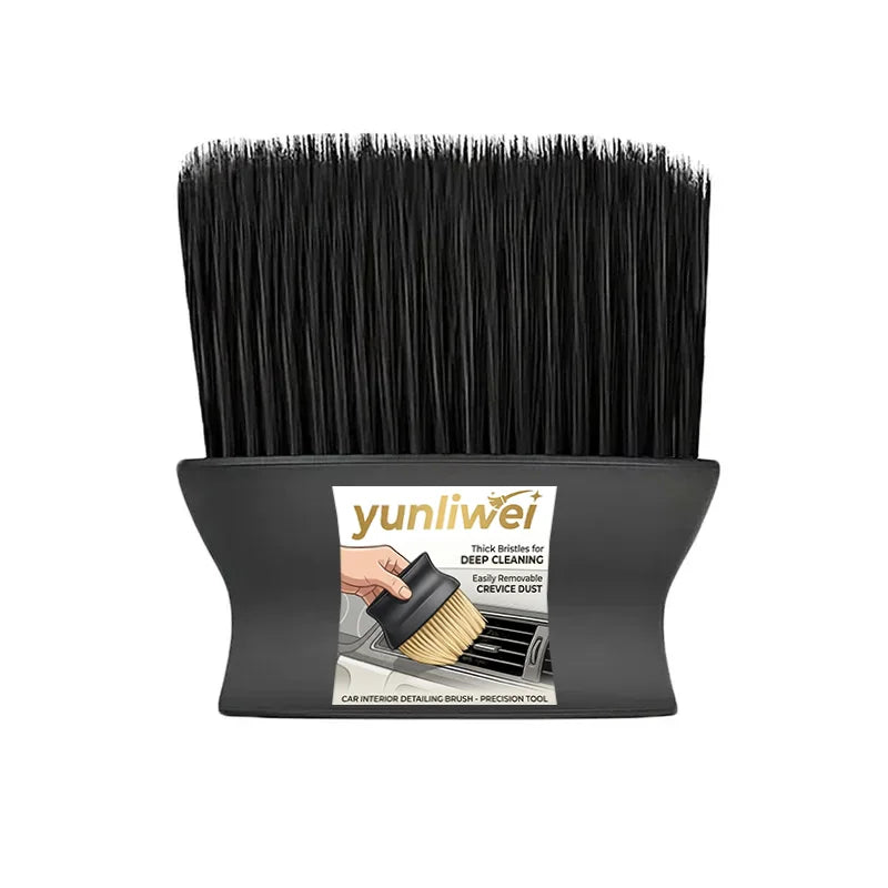 Car Interior Cleaning Brush for Air Vents Crevices Dust Removal Sturdy Bristles Comfort  Handle Efficient Auto Cleaning Yunliwei
