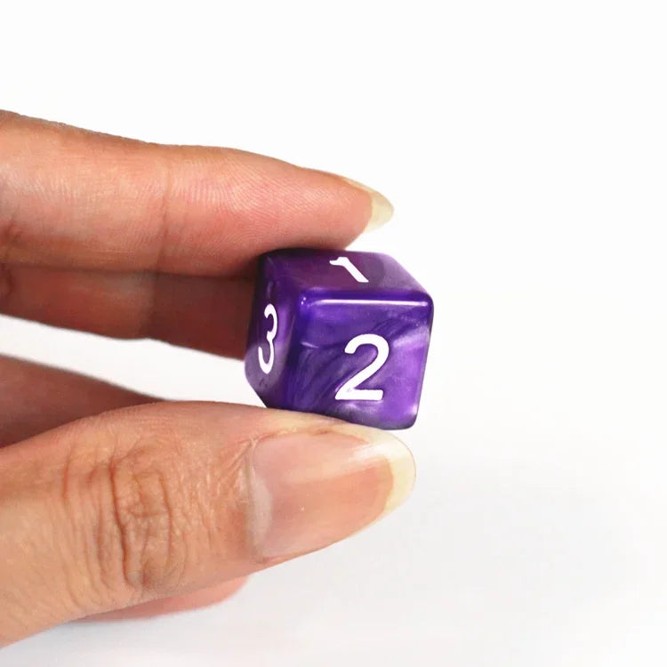10 Pcs/set Digital Dice Funny Puzzle Game Accessory 16 Mm