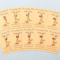 0 Piece/15 Pieces of Lucky Charms, Cute Fox Keychain Set, Comes with a Lucky Story Card, Suitable for New Year, Housewarming, Birthday Wishes, and Other Occasions