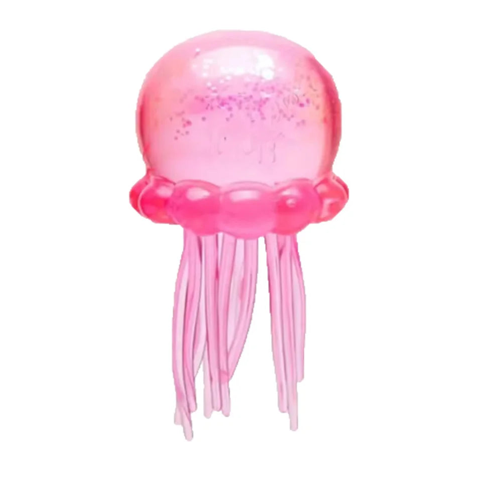 Safe & Odorless Jellyfish Squishy Toy, Soft Transparent Squeeze Fidget Toy, Stress Relief Sensory ToyS for Kids Adults Gifts