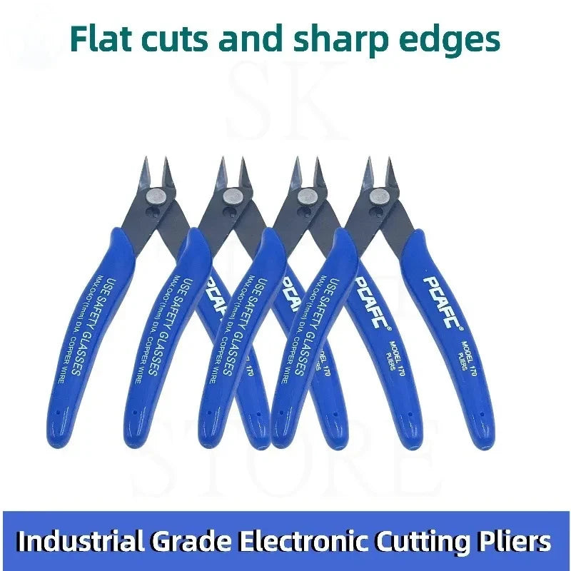 Diagonal Pliers Carbon Steel Pliers Electrical Wire Cable Cutters Flat Cuts Sharp Jaws Side Snips Flush Pliers Nipper Hand Tools