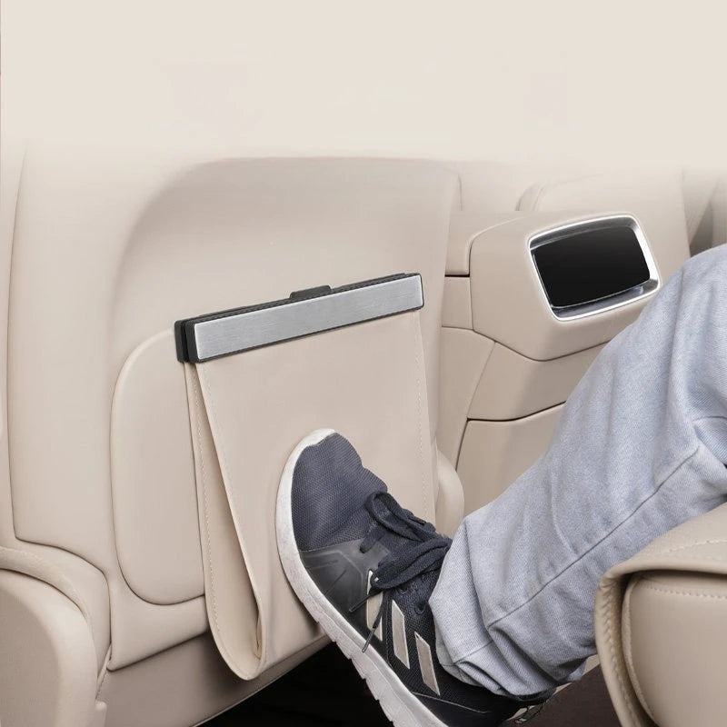 Car garbage bag backrest magnetic suction garbage bin hanging storage bag car supplies rear storage cleaning bag