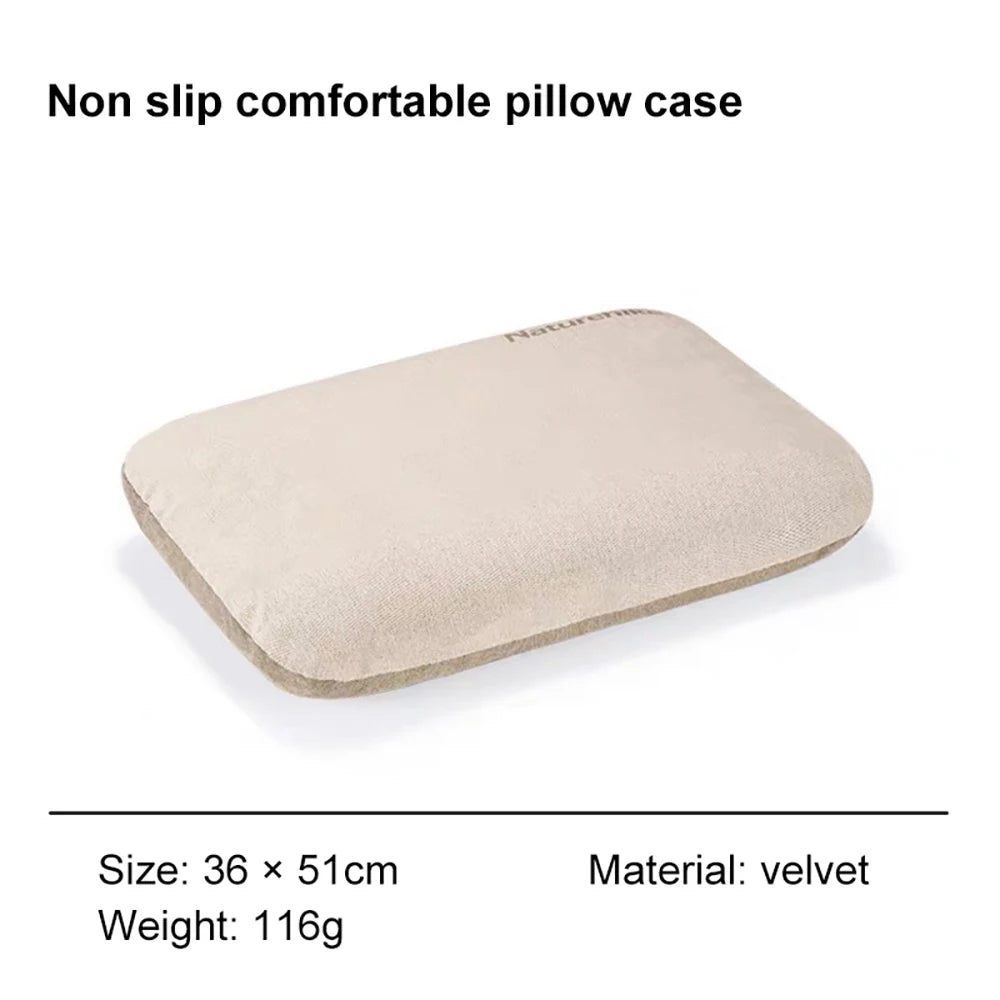Naturehike-Camping Square Pillow,Memory Cotton, Comfortable Inflatable Pillow/Pillowcase,Portable Outdoor Sleeping Supplies