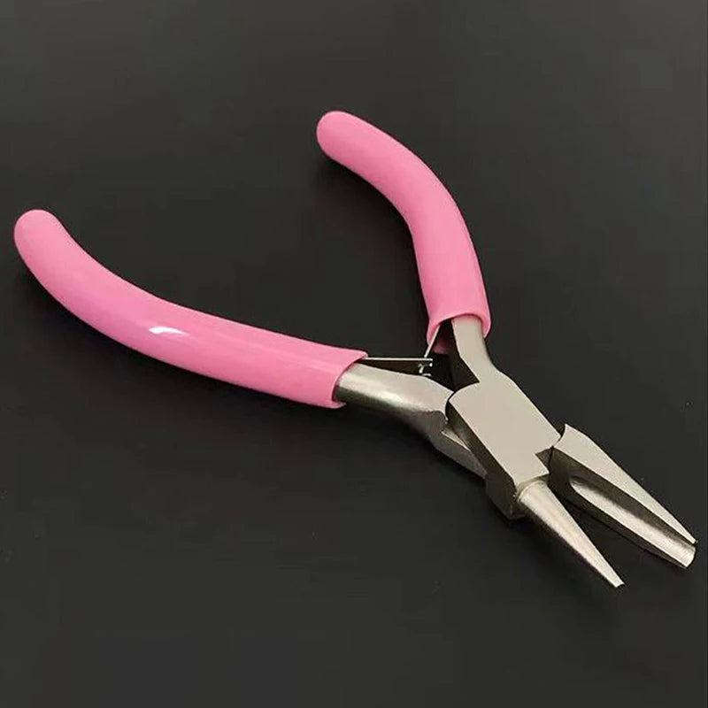 5-inch professional round concave pliers, used for jewelry making mini precision wire loop tools, ideal DIY manual tools