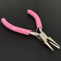 5-inch professional round concave pliers, used for jewelry making mini precision wire loop tools, ideal DIY manual tools