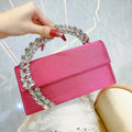 wholesale new party dinner bag luxury flash diamond satin sequin handbag diamond-encrusted women's messenger high-end design bag