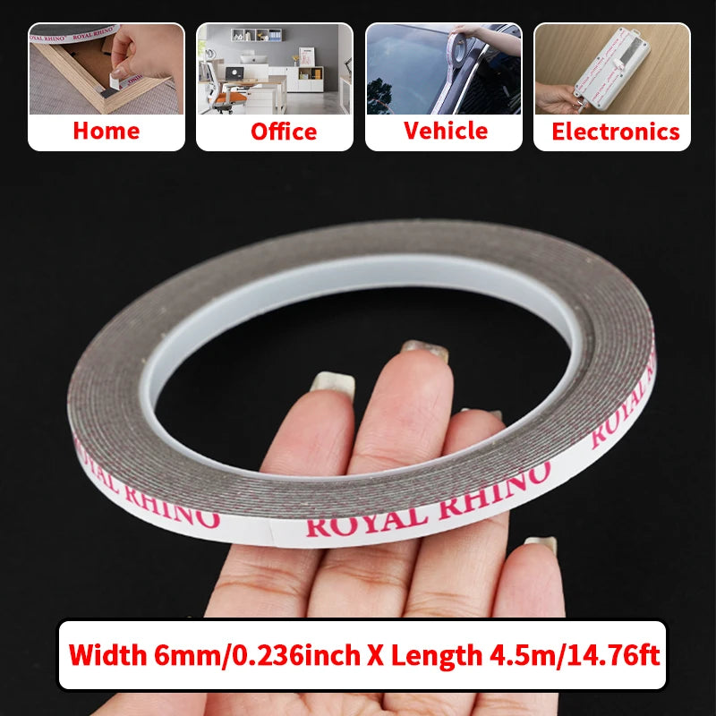 Extra Strong Korean Glue Double Sided Tape Car Special No Residue High Viscosity Heavy Duty Mounting Fixing Sticky Adhesive