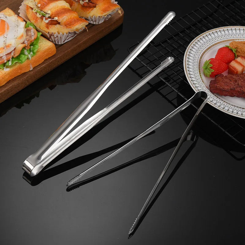 Barbecue Clip Korean Barbecue Food Clip BBQ Steak Clip Bread Tong Cooking Utensils Party Non-Slip Kitchen Gadgets Accessories