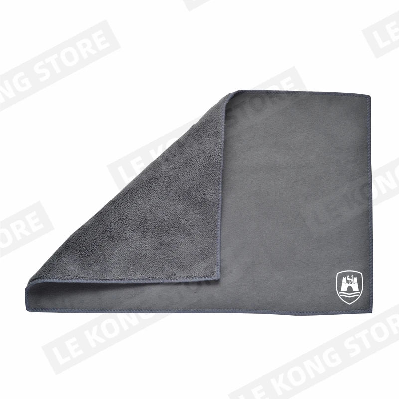 Car Wolfsburg Edition Logo Cleaning Drying Cloth Car Wash Towel Soft Wash Double Layer Rags For Touran Tiguan Golf Polo Jetta